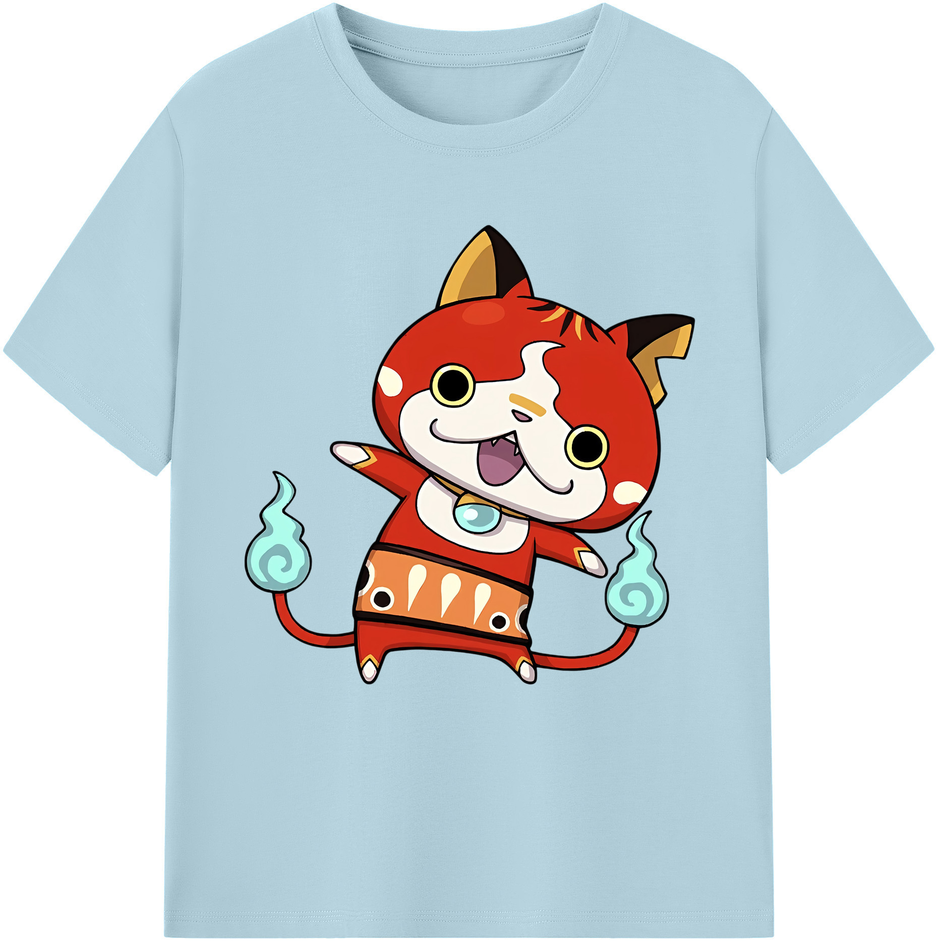 （画像用） 妖怪ウォッチ Yo-kai Watch 綿100％半袖Tシャツ（フロントプリント）